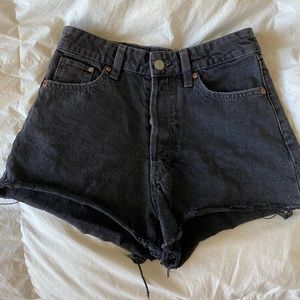 denim shorts